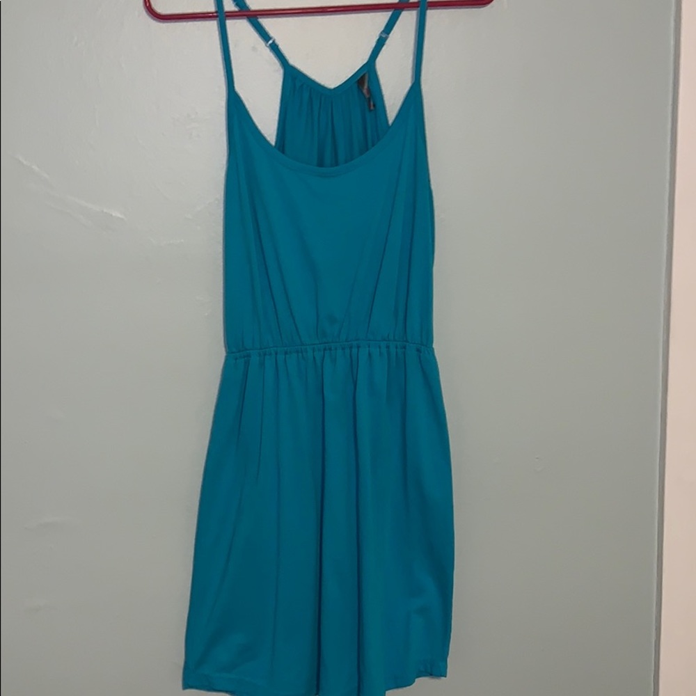Blue sun dress